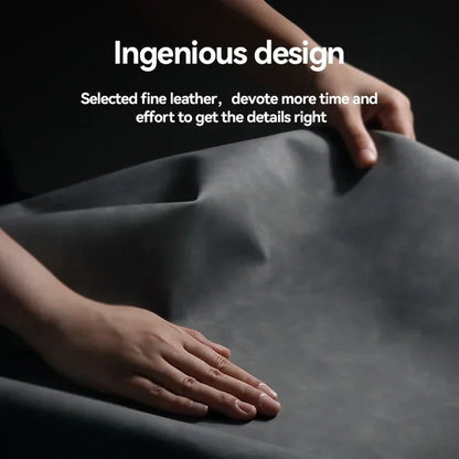 Étui En Cuir Luxe Silky avec Support Magnétique pour iPhone 14