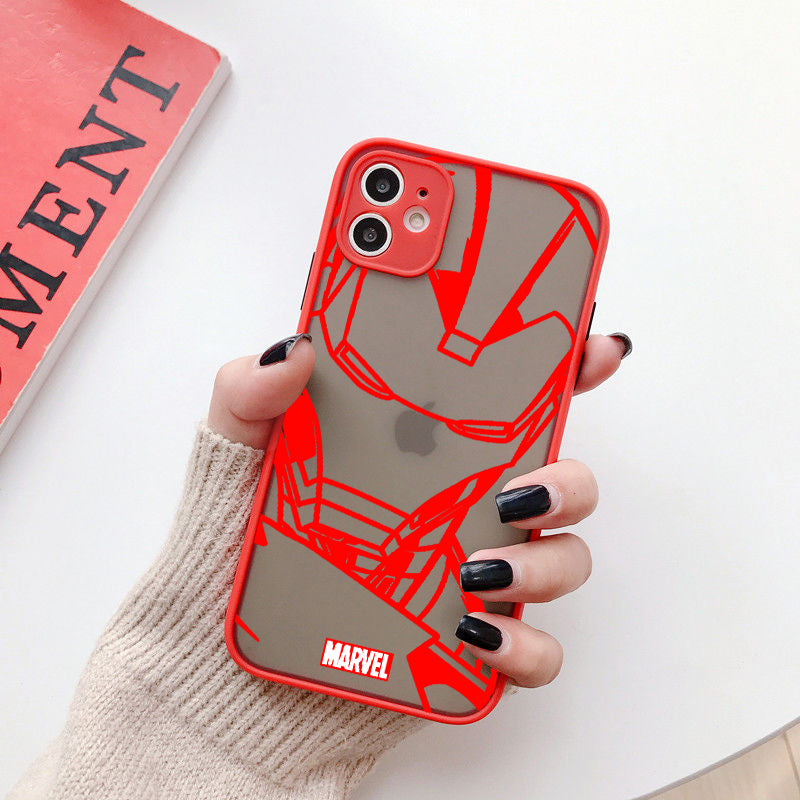 Coque Spiderman/Iron Man pour iPhone 11 - 2 / Rouge