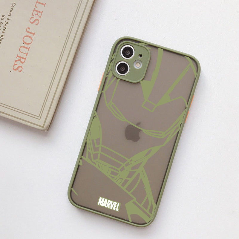 Coque Spiderman/Iron Man pour iPhone 11 - 2 / Vert