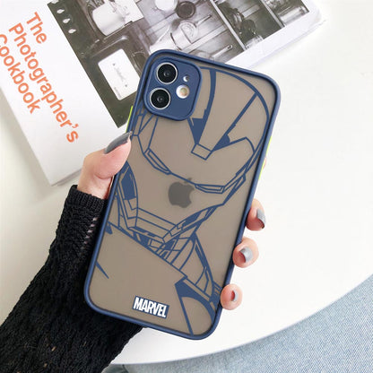 Coque Spiderman/Iron Man pour iPhone 11 - 2 / Bleu