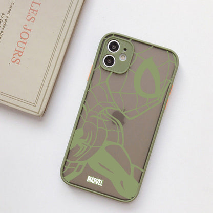 Coque Spiderman/Iron Man pour iPhone Xr - 1 / Vert