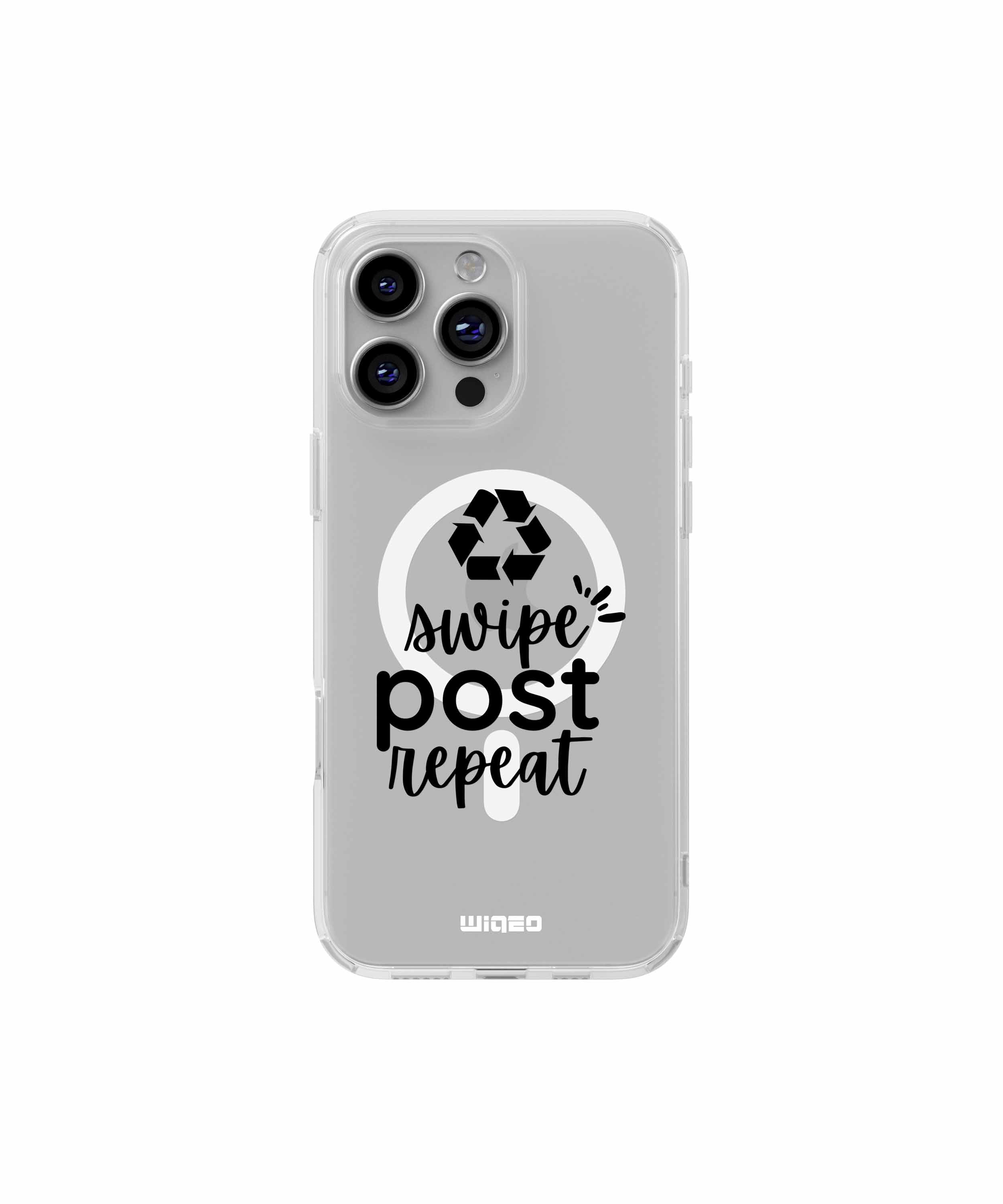 Coque swipe post repeat pour iPhone