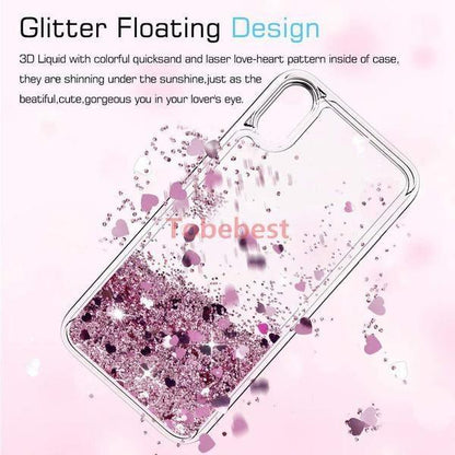 Coque de luxe à liquide de paillettes et de petits cœurs pour iPhone 5 - Coque Wiqeo Apple, Coque, Elle, Fine, iPhone 5, Slim, Tendance, Ultra Slim Wiqeo, Déstockeur de Coques Pour iPhone