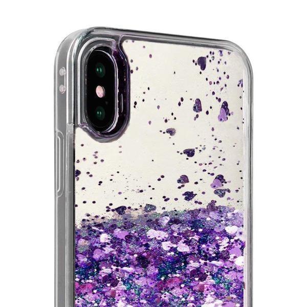 Coque de luxe à liquide de paillettes et de petits cœurs pour iPhone 5 - Coque Wiqeo Apple, Coque, Elle, Fine, iPhone 5, Slim, Tendance, Ultra Slim Wiqeo, Déstockeur de Coques Pour iPhone