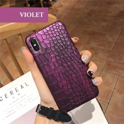 Coque de luxe aspect cuir peau de crocodile pour iPhone 11 Pro Max - Coque Wiqeo Apple, Coque, Elle, Fine, iPhone 11 Pro Max, Slim, Tendance, Ultra Slim Wiqeo, Déstockeur de Coques Pour iPhone