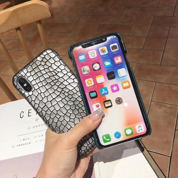 Coque de luxe aspect cuir peau de crocodile pour iPhone 11 Pro Max - Coque Wiqeo Apple, Coque, Elle, Fine, iPhone 11 Pro Max, Slim, Tendance, Ultra Slim Wiqeo, Déstockeur de Coques Pour iPhone