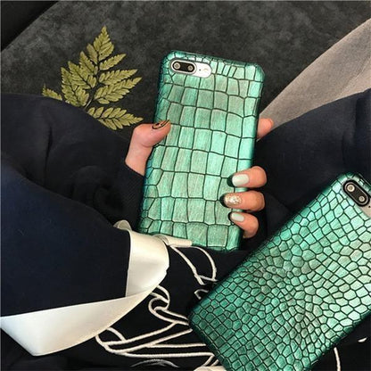 Coque de luxe aspect cuir peau de crocodile pour iPhone 11 Pro - Coque Wiqeo Apple, Coque, Elle, Fine, iPhone 11 Pro, Slim, Tendance, Ultra Slim Wiqeo, Déstockeur de Coques Pour iPhone