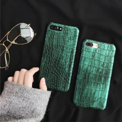 Coque de luxe aspect cuir peau de crocodile pour iPhone 11 Pro - Coque Wiqeo Apple, Coque, Elle, Fine, iPhone 11 Pro, Slim, Tendance, Ultra Slim Wiqeo, Déstockeur de Coques Pour iPhone