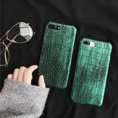 Coque de luxe aspect cuir peau de crocodile pour iPhone 12 Pro - Coque Wiqeo Apple, Coque, Elle, Fine, iPhone 12 Pro, Slim, Tendance, Ultra Slim Wiqeo, Déstockeur de Coques Pour iPhone