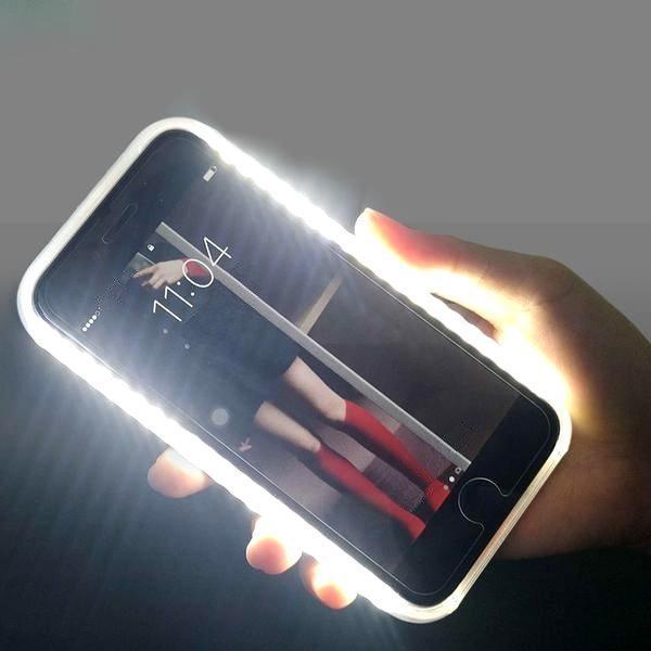 Coque de luxe avec lumière flash LED pour des selfies parfaits pour iPhone 12 - 