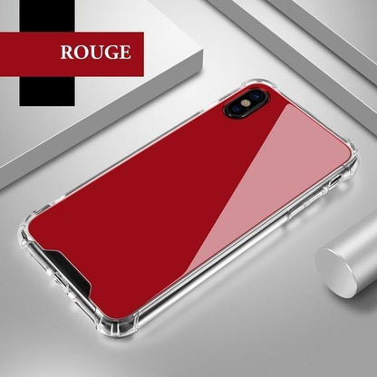 Coque de luxe avec placage miroir et coins renforcés pour iPhone 11 Pro Max - Coque Wiqeo Apple, Coque, Elle, Fine, iPhone 11 Pro Max, Slim, Tendance, Ultra Slim Wiqeo, Déstockeur de Coques Pour iPhone