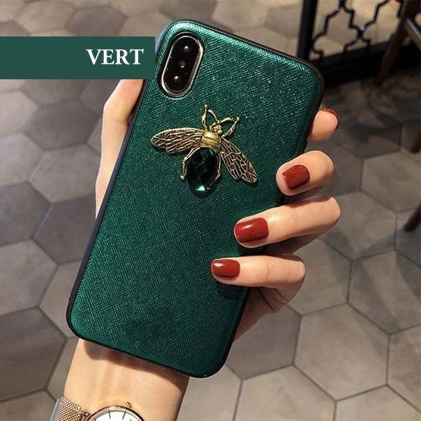 Coque de luxe motif d'abeille brillante et pièce de diamant pour iPhone 11 Pro - Coque Wiqeo Apple, Coque, Elle, Fine, iPhone 11 Pro, Slim, Tendance Wiqeo, Déstockeur de Coques Pour iPhone