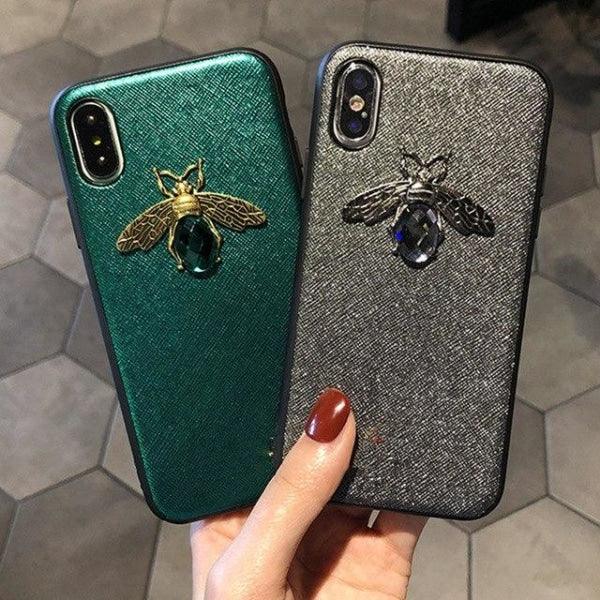 Coque de luxe motif d'abeille brillante et pièce de diamant pour iPhone 11 Pro - Coque Wiqeo Apple, Coque, Elle, Fine, iPhone 11 Pro, Slim, Tendance Wiqeo, Déstockeur de Coques Pour iPhone