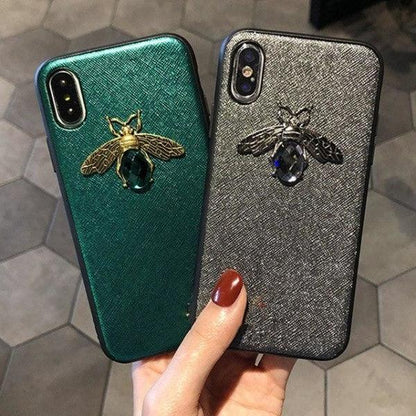 Coque de luxe motif d'abeille brillante et pièce de diamant pour iPhone 11 - Coque Wiqeo Apple, Coque, Elle, Fine, iPhone 11, Slim, Tendance Wiqeo, Déstockeur de Coques Pour iPhone