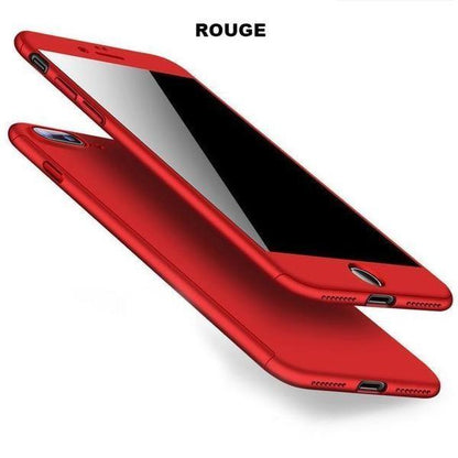 Coque en silicone totale protection 360 avec verre trempé pour iPhone 11 Pro Max - Coque Wiqeo Apple, Coque, Elle, Fine, iPhone 11 Pro Max, Lui, Slim, Tendance, Ultra Slim Wiqeo, Déstockeur de Coques Pour iPhone