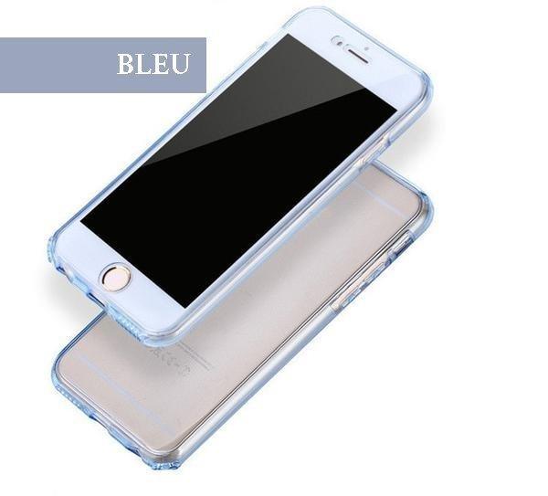 Coque en silicone TPU totale protection couverture 360 pour iPhone 5 - Coque Wiqeo Apple, Coque, Elle, Fine, iPhone 5, Lui, Slim, Tendance, Ultra Slim Wiqeo, Déstockeur de Coques Pour iPhone