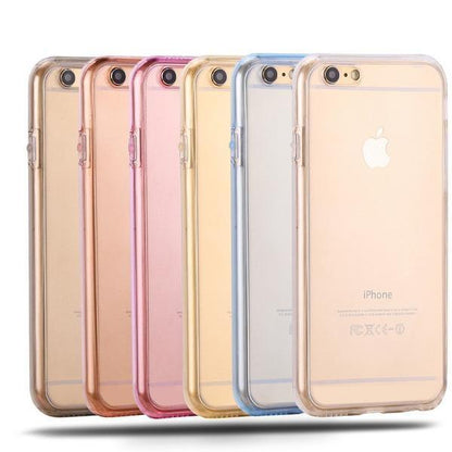 Coque en silicone TPU totale protection couverture 360 pour iPhone SE - Coque Wiqeo Apple, Coque, Elle, Fine, iPhone SE, Lui, Slim, Tendance, Ultra Slim Wiqeo, Déstockeur de Coques Pour iPhone