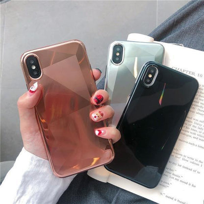 Coque luxueuse aspect diamant et placage miroir pour iPhone 11 Pro - Coque Wiqeo Apple, Coque, Elle, Fine, iPhone 11 Pro, Slim, Tendance, Ultra Slim Wiqeo, Déstockeur de Coques Pour iPhone