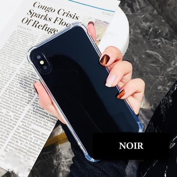 Coque luxueuse avec placage miroir en silicone et coins renforcés pour iPhone 11 Pro - Coque Wiqeo Apple, Coque, Elle, Fine, iPhone 11 Pro, Lui, Slim, Tendance Wiqeo, Déstockeur de Coques Pour iPhone