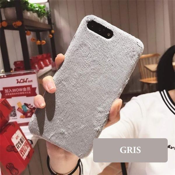 Coque luxueuse en fourrure douce pour iPhone 11 - Coque Wiqeo Apple, Coque, Elle, Fine, iPhone 11, Lui, Slim, Tendance, Ultra Slim Wiqeo, Déstockeur de Coques Pour iPhone