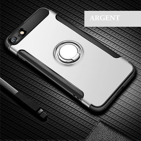 Coque magnétique aspect carbone avec support d'appui 360 pour iPhone 11 - Coque Wiqeo Apple, Coque, Elle, Fine, iPhone 11, Lui, Slim, Tendance, Ultra Slim Wiqeo, Déstockeur de Coques Pour iPhone