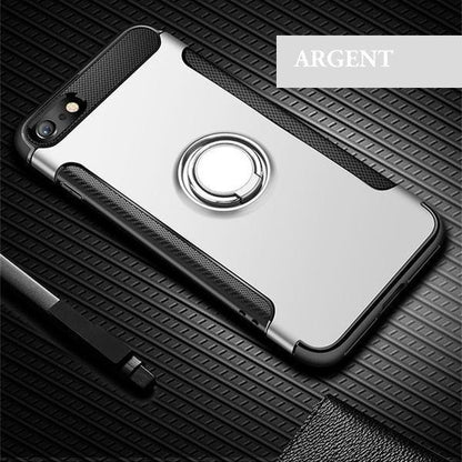 Coque magnétique aspect carbone avec support d'appui 360 pour iPhone 11 Pro - Coque Wiqeo Apple, Coque, Elle, Fine, iPhone 11 Pro, Lui, Slim, Tendance, Ultra Slim Wiqeo, Déstockeur de Coques Pour iPhone