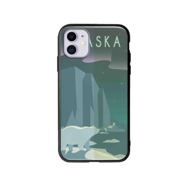 Coque Pour iPhone 11 Alaska - Coque Wiqeo 10€-15€, Estelle Adam, Illustration, iPhone 11, Voyage Wiqeo, Déstockeur de Coques Pour iPhone