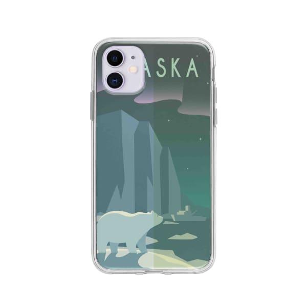 Coque Pour iPhone 11 Alaska - Coque Wiqeo 10€-15€, Estelle Adam, Illustration, iPhone 11, Voyage Wiqeo, Déstockeur de Coques Pour iPhone