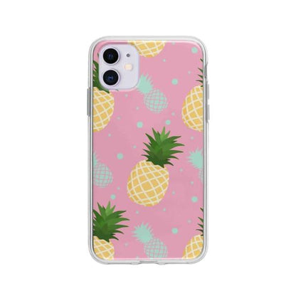 Coque Pour iPhone 11 Ananas - Coque Wiqeo 10€-15€, Estelle Adam, iPhone 11, Motif Wiqeo, Déstockeur de Coques Pour iPhone