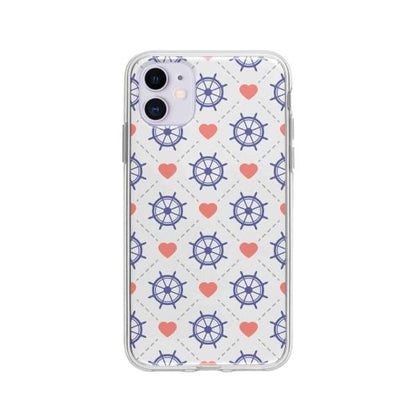 Coque Pour iPhone 11 Barres et Cœurs - Coque Wiqeo 10€-15€, Cœurs, Estelle Adam, iPhone 11, Motif Wiqeo, Déstockeur de Coques Pour iPhone