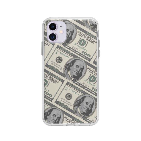 Coque Pour iPhone 11 Billets Dollars - Coque Wiqeo 10€-15€, Estelle Adam, Illustration, iPhone 11 Wiqeo, Déstockeur de Coques Pour iPhone