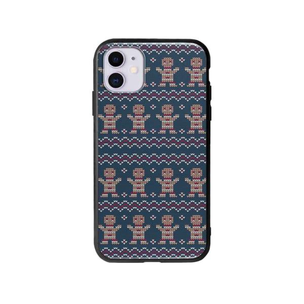 Coque Pour iPhone 11 Biscuit de Noël Tricoté - Coque Wiqeo 10€-15€, Estelle Adam, iPhone 11, Motif, Noël Wiqeo, Déstockeur de Coques Pour iPhone