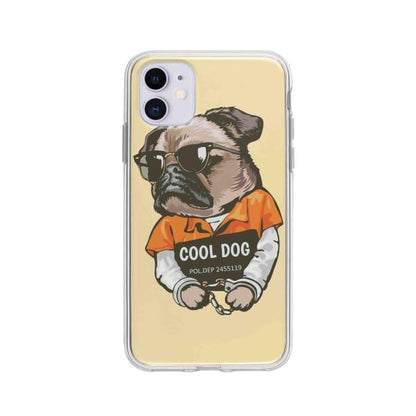 Coque Pour iPhone 11 Carlin Prisonnier - Coque Wiqeo 10€-15€, Animaux, Estelle Adam, Illustration, iPhone 11 Wiqeo, Déstockeur de Coques Pour iPhone