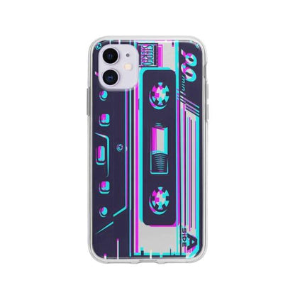 Coque Pour iPhone 11 Cassette Glitché - Coque Wiqeo 10€-15€, Estelle Adam, Illustration, iPhone 11 Wiqeo, Déstockeur de Coques Pour iPhone