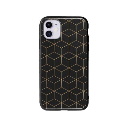 Coque Pour iPhone 11 Cubes et Hexagones - Coque Wiqeo 10€-15€, Estelle Adam, iPhone 11, Motif Wiqeo, Déstockeur de Coques Pour iPhone