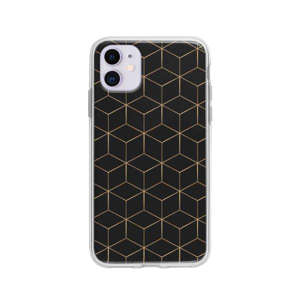 Coque Pour iPhone 11 Cubes et Hexagones - Coque Wiqeo 10€-15€, Estelle Adam, iPhone 11, Motif Wiqeo, Déstockeur de Coques Pour iPhone