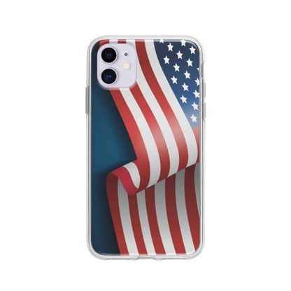 Coque Pour iPhone 11 Drapeau U.S.A. - Coque Wiqeo 10€-15€, Drapeau, Estelle Adam, Illustration, iPhone 11 Wiqeo, Déstockeur de Coques Pour iPhone