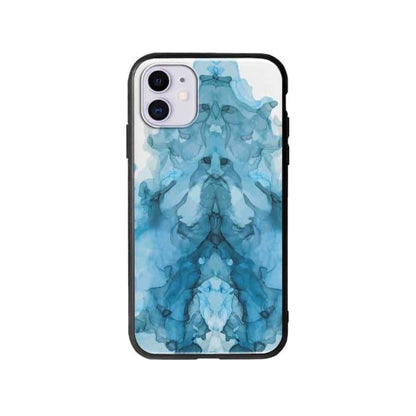 Coque Pour iPhone 11 Encre Bleu - Coque Wiqeo 10€-15€, Estelle Adam, iPhone 11, Motif Wiqeo, Déstockeur de Coques Pour iPhone