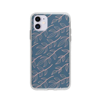 Coque Pour iPhone 11 Feuillage - Coque Wiqeo 10€-15€, Estelle Adam, Feuilles, iPhone 11, Motif Wiqeo, Déstockeur de Coques Pour iPhone