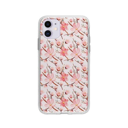 Coque Pour iPhone 11 Fleur Rose - Coque Wiqeo 10€-15€, Albert Dupont, Fleur, iPhone 11 Wiqeo, Déstockeur de Coques Pour iPhone