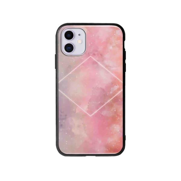 Coque Pour iPhone 11 Galaxie Rose - Coque Wiqeo 10€-15€, Estelle Adam, Illustration, iPhone 11, Motif Wiqeo, Déstockeur de Coques Pour iPhone