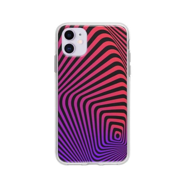 Coque Pour iPhone 11 Illusion Entortillée - Coque Wiqeo 10€-15€, Estelle Adam, iPhone 11, Motif Wiqeo, Déstockeur de Coques Pour iPhone