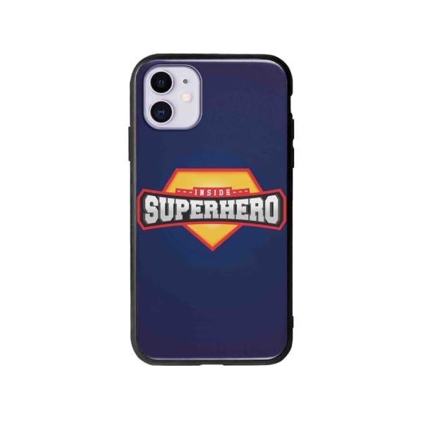 Coque Pour iPhone 11 "Inside Superhero" - Coque Wiqeo 10€-15€, Estelle Adam, Illustration, iPhone 11 Wiqeo, Déstockeur de Coques Pour iPhone