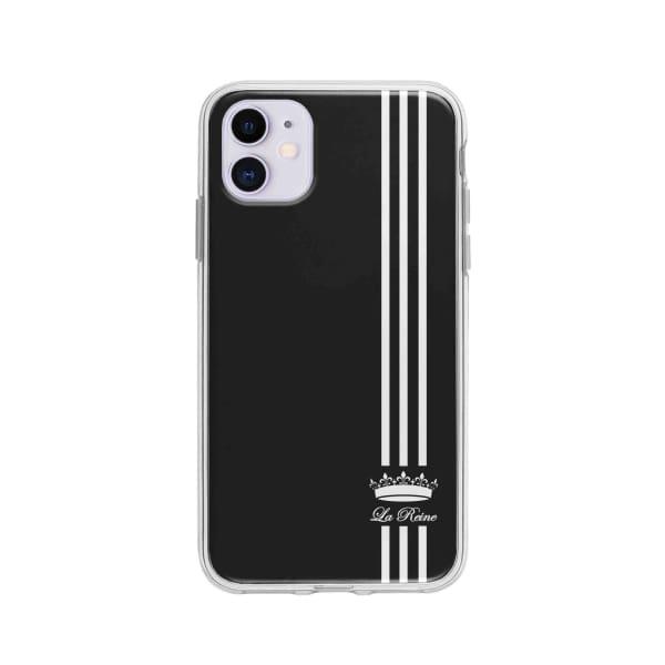 Coque Pour iPhone 11 La Reine - Coque Wiqeo 10€-15€, Estelle Adam, iPhone 11, Motif Wiqeo, Déstockeur de Coques Pour iPhone