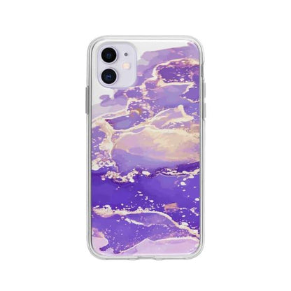 Coque Pour iPhone 11 Liquide Mauve - Coque Wiqeo 10€-15€, Estelle Adam, iPhone 11, Motif Wiqeo, Déstockeur de Coques Pour iPhone