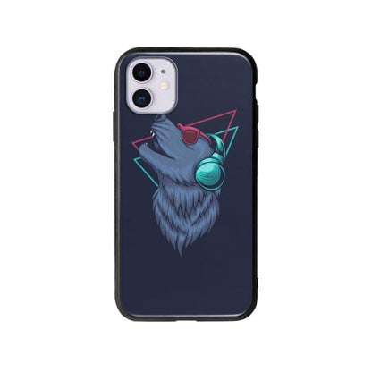 Coque Pour iPhone 11 Loup Extatique - Coque Wiqeo 10€-15€, Estelle Adam, Illustration, iPhone 11, Motif Wiqeo, Déstockeur de Coques Pour iPhone