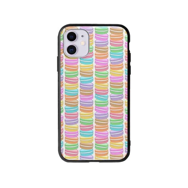 Coque Pour iPhone 11 Macarons - Coque Wiqeo 10€-15€, Géraud Fournier, iPhone 11, Mignon, Motif Wiqeo, Déstockeur de Coques Pour iPhone