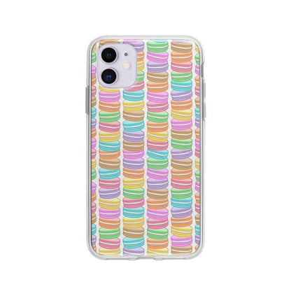 Coque Pour iPhone 11 Macarons - Coque Wiqeo 10€-15€, Géraud Fournier, iPhone 11, Mignon, Motif Wiqeo, Déstockeur de Coques Pour iPhone