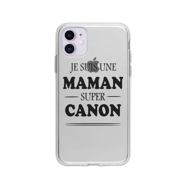 Coque Pour iPhone 11 "Maman Canon" - Coque Wiqeo 10€-15€, Géraud Fournier, iPhone 11, Mignon Wiqeo, Déstockeur de Coques Pour iPhone