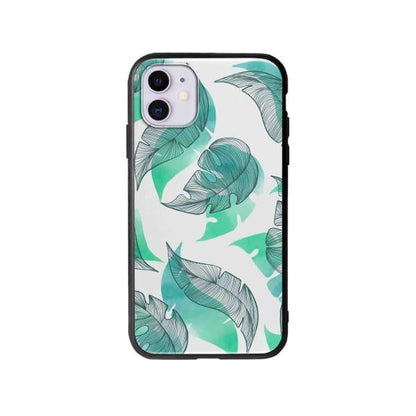 Coque Pour iPhone 11 Motif Feuilles - Coque Wiqeo 10€-15€, Estelle Adam, Feuilles, iPhone 11, Motif Wiqeo, Déstockeur de Coques Pour iPhone